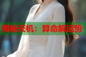 揭秘天机：算命解运势
