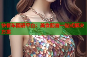 快餐车国语平台：美食配音一站式解决方案