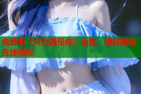 免费看《只为遇见你》全集，随时随地在线播放