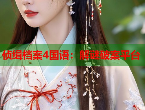 侦缉档案4国语：解谜破案平台  第2张