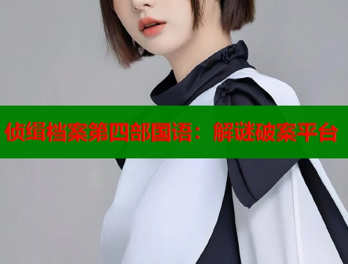 侦缉档案第四部国语：解谜破案平台  第1张